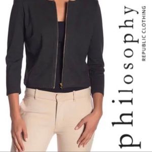 3/25 Philosophy Gray cardigan light sweater size L